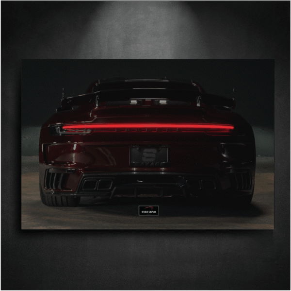 Tableau NEON Porsche 992 Stinger GTR Limited Edition 2/13 ( Red Carbon )