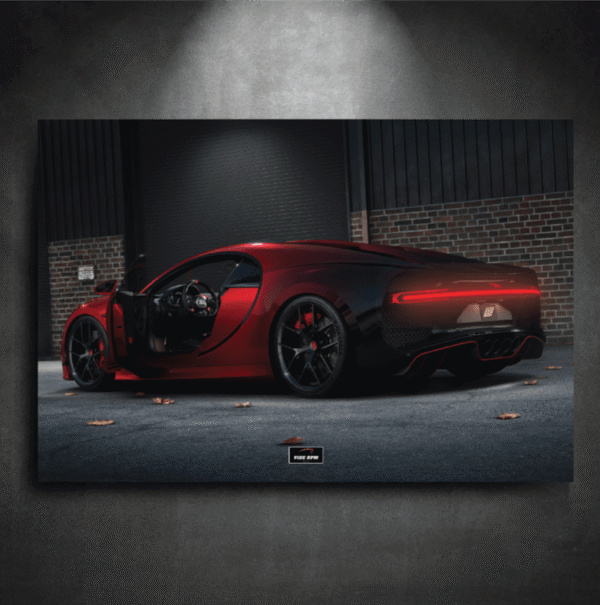 Tableau-NEON-Bugatti Chiron