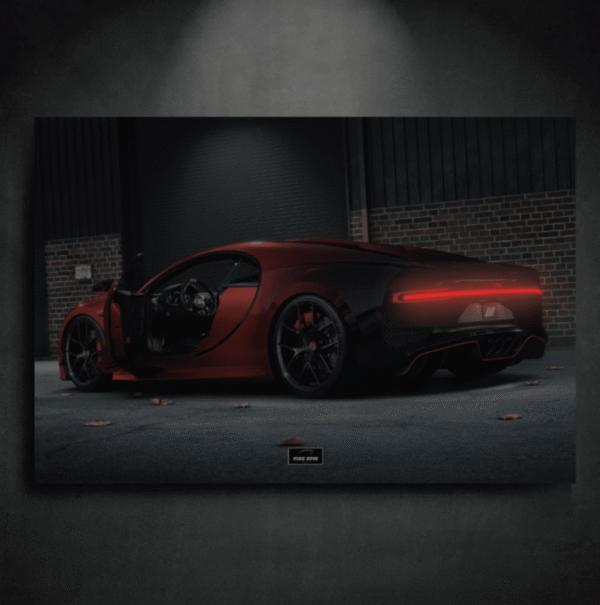 Tableau NÉON Bugatti Chiron