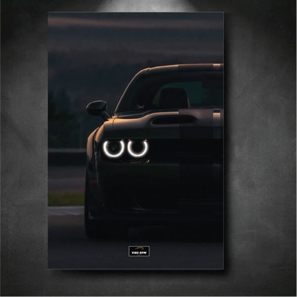 Tableau NEON Dodge Charger SRT Hellcat