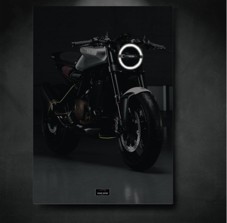 Tableau NEON Husqvarna Svartpilen 701