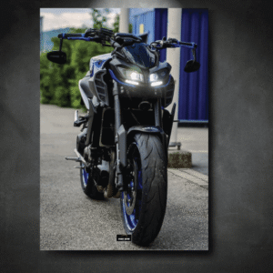 Tableau NEON YAMAHA MT09 Face 2