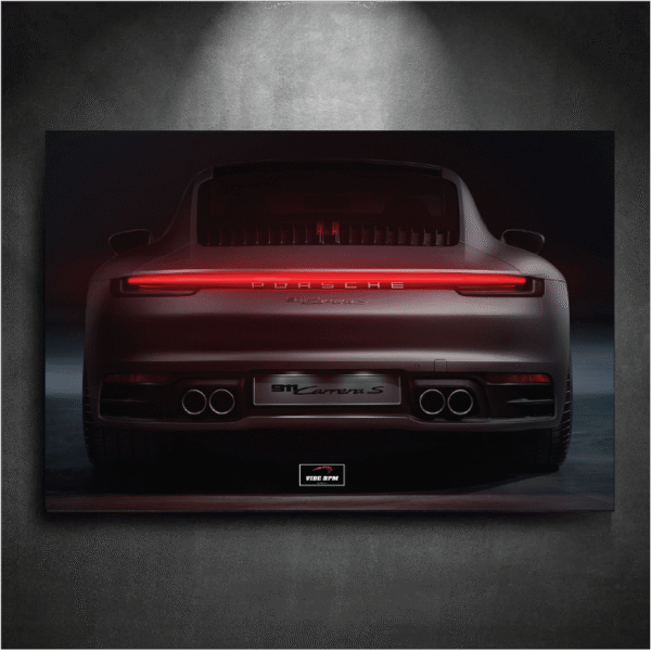 Tableau NEON Porsche 911 Carrera 4S