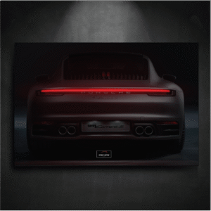 Tableau NEON Porsche 911 Carrera 4S
