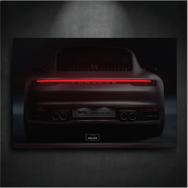 Tableau NEON Porsche 911 Carrera 4S