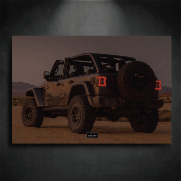 Tableau NEON-Jeep Wrangler Rubicon 392