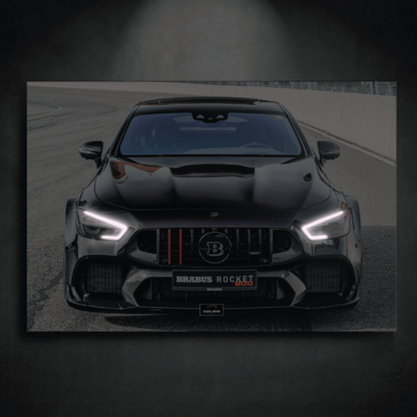 Tableau NÉON Mercedes Benz GT63s Brabus Rocket 900