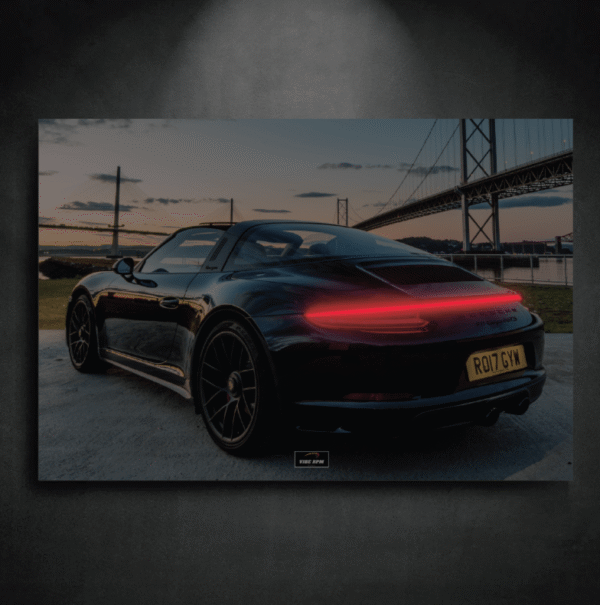 Tableau NÉON Porsche 911 Targa