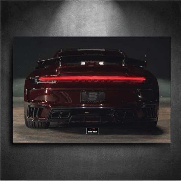 Tableau NEON Porsche 992 Stinger GTR Limited Edition 2/13 ( Red Carbon )