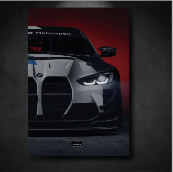 Tableau NÉON BMW M4 GT4
