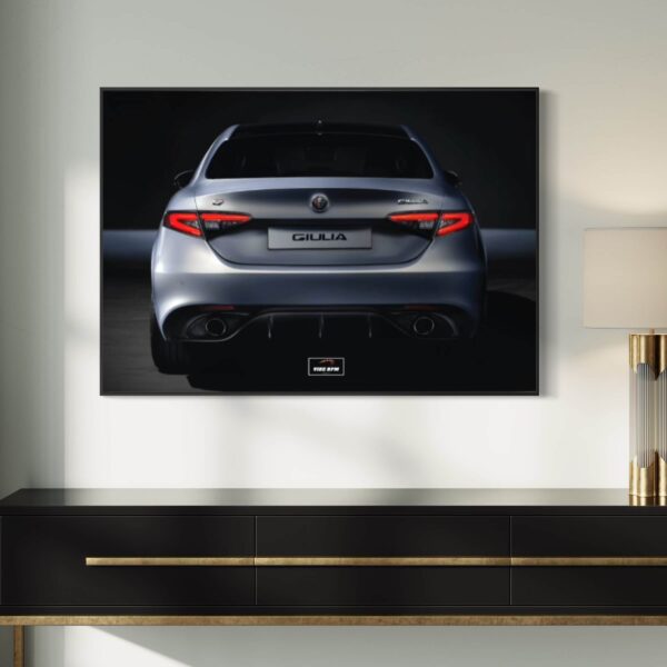 Tableau NÉON Alfa Romeo Giulia