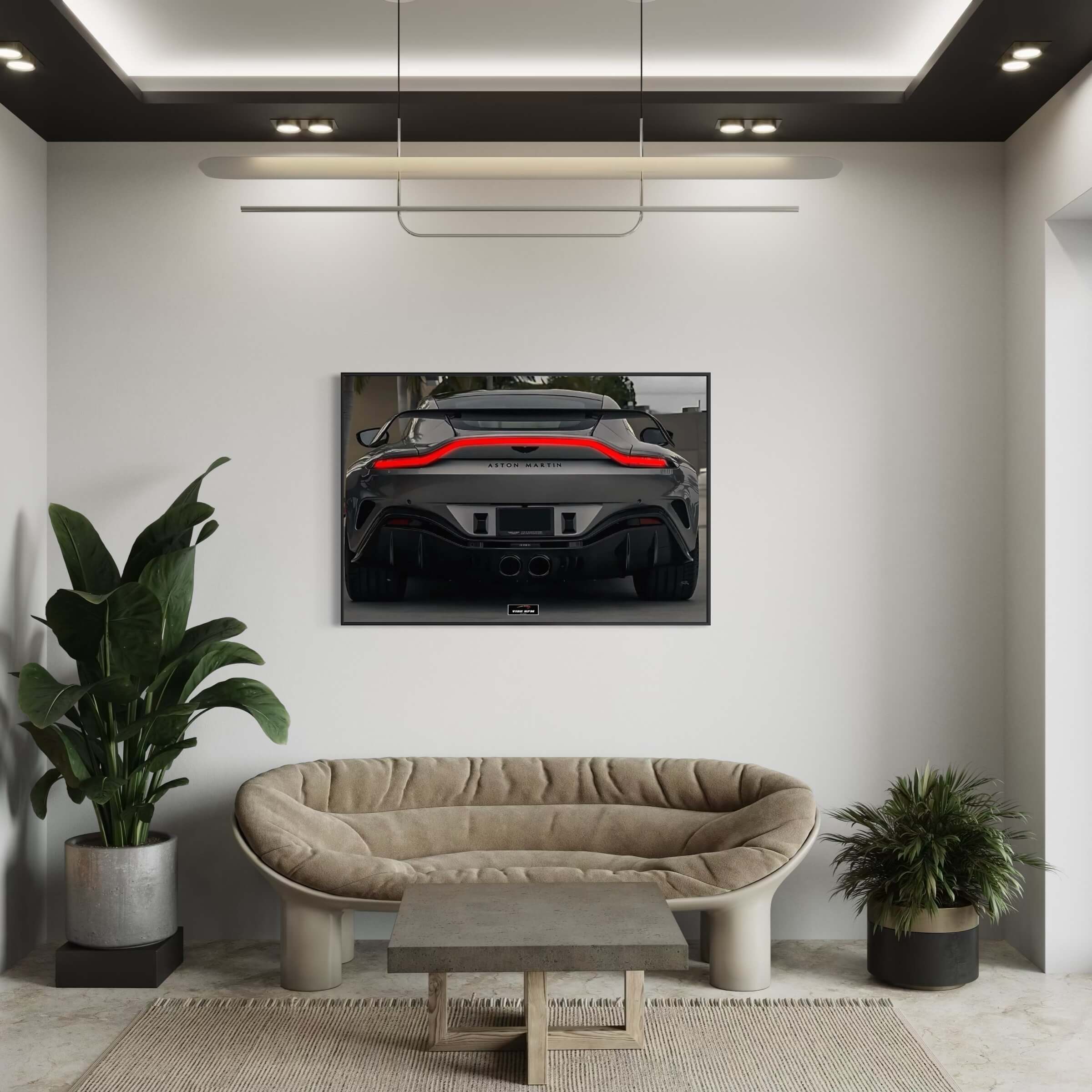 Tableau NÉON Aston Martin Vantage Roadster