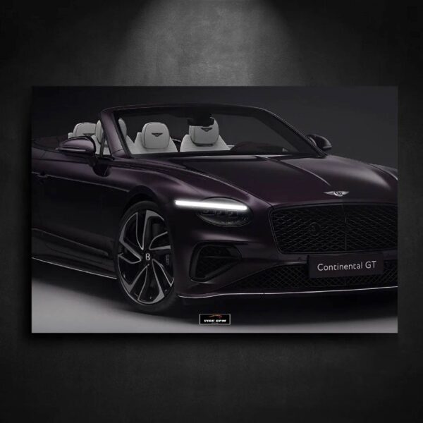 Tableau NEON Bentley Continental GT Mulliner viberpm