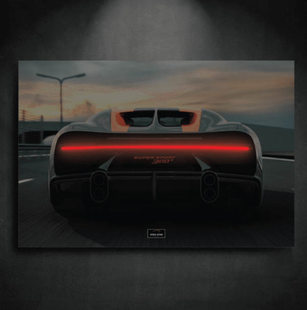 Tableau NEON Bugatti Chiron