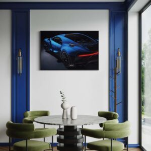 Tableau NÉON Bugatti Chiron Pur Sport – Image 1