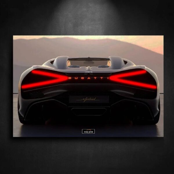 Tableau NEON Bugatti Mistral