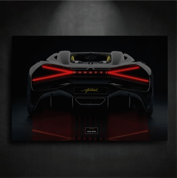 Tableau NEON Bugatti Mistral