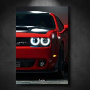 Tableau NEON Dodge Challenger SRT Demon