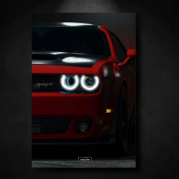 Tableau NEON Dodge Challenger SRT Demon viberpm