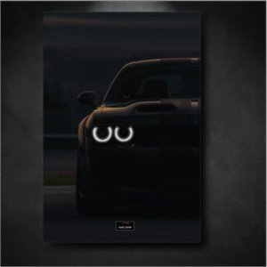 Tableau NEON Dodge Charger SRT Hellcat