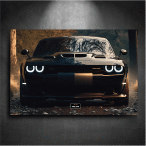 Tableau NEON Dodge Charger SRT Hellcat