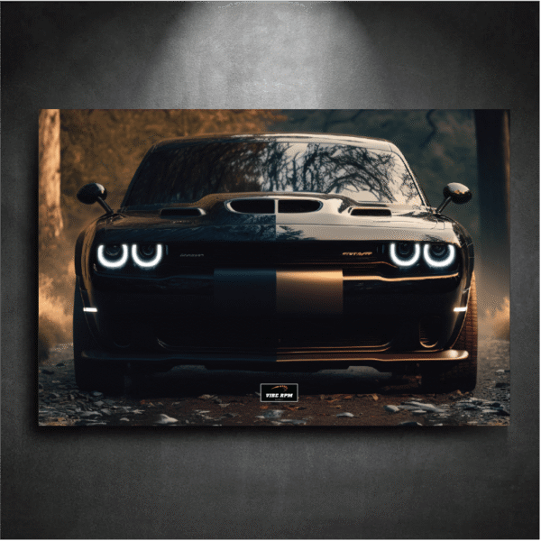 Tableau NEON Dodge Charger SRT Hellcat