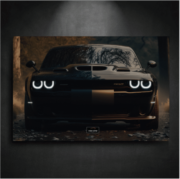 Tableau NEON Dodge Charger SRT Hellcat