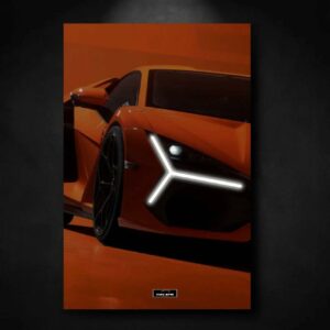 Tableau NEON Lamborghini Revuelto viberpm
