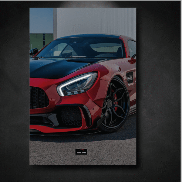 Tableau NÉON Mercedes AMG GT S