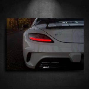 Tableau NÉON Mercedes SLS AMG Black Series viberpm