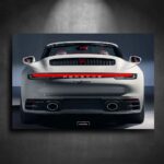Tableau NEON Porsche 911 Carrera S Cabriolet