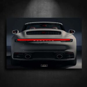 Tableau NEON Porsche 911 Carrera S Cabriolet viberpm