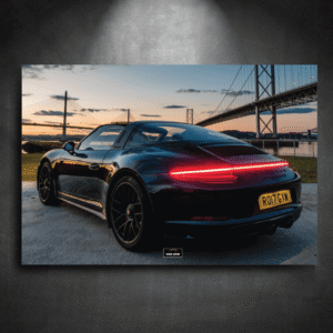 Tableau NÉON Porsche 911 Targa