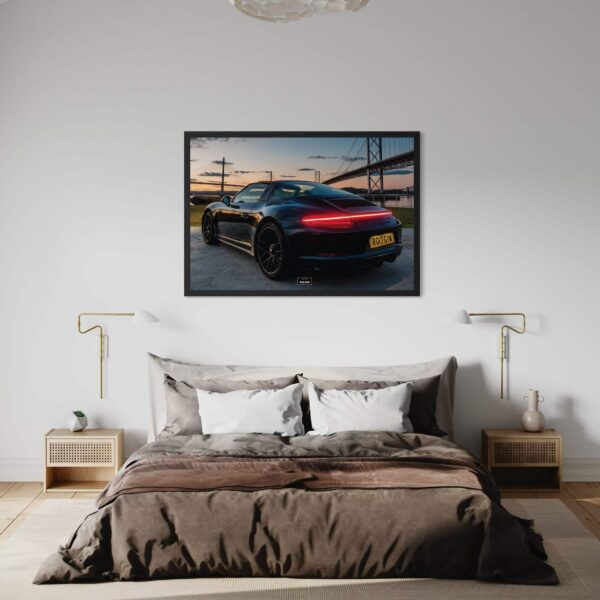 Tableau_NEON_Porsche_911_Targa Tableau NÉON Porsche 911 Targa