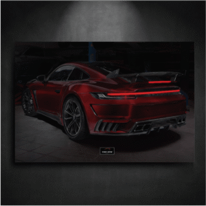 Tableau NEON Porsche 992 Stinger GTR Limited Edition 2/13 ( Red Carbon )