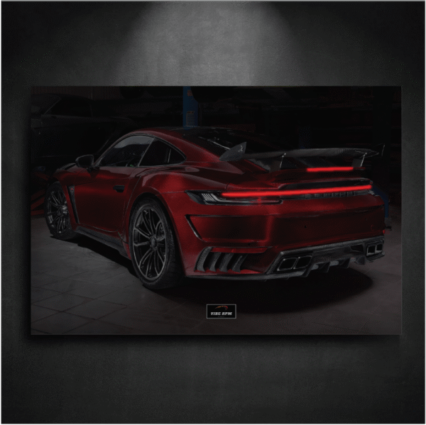 Tableau NEON Porsche 992 Stinger GTR Limited Edition 2/13 ( Red Carbon )