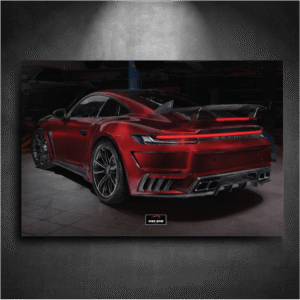Tableau NEON Porsche 992 Stinger GTR Limited Edition 2/13 ( Red Carbon )