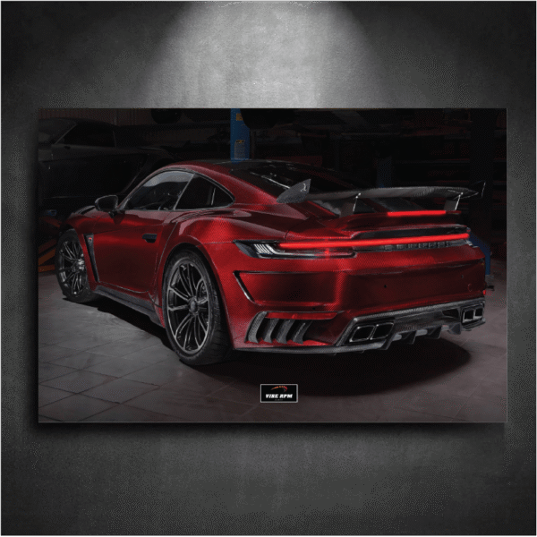 Tableau NEON Porsche 992 Stinger GTR Limited Edition 2/13 ( Red Carbon )