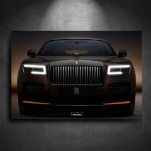 Tableau NEON Rolls-Royce Black Badge Ghost