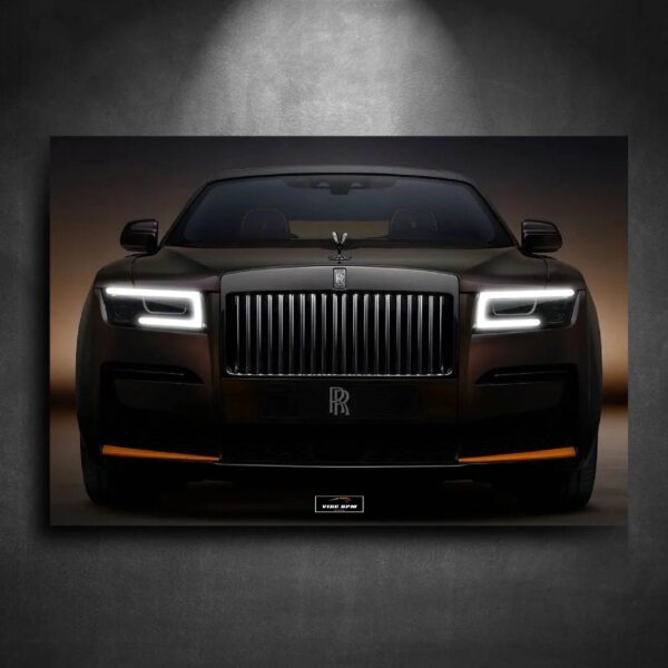 Tableau NEON Rolls-Royce Black Badge Ghost