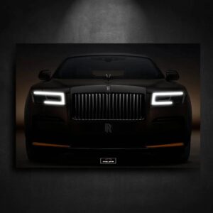 Tableau NEON Rolls-Royce Black Badge Ghost viberpm