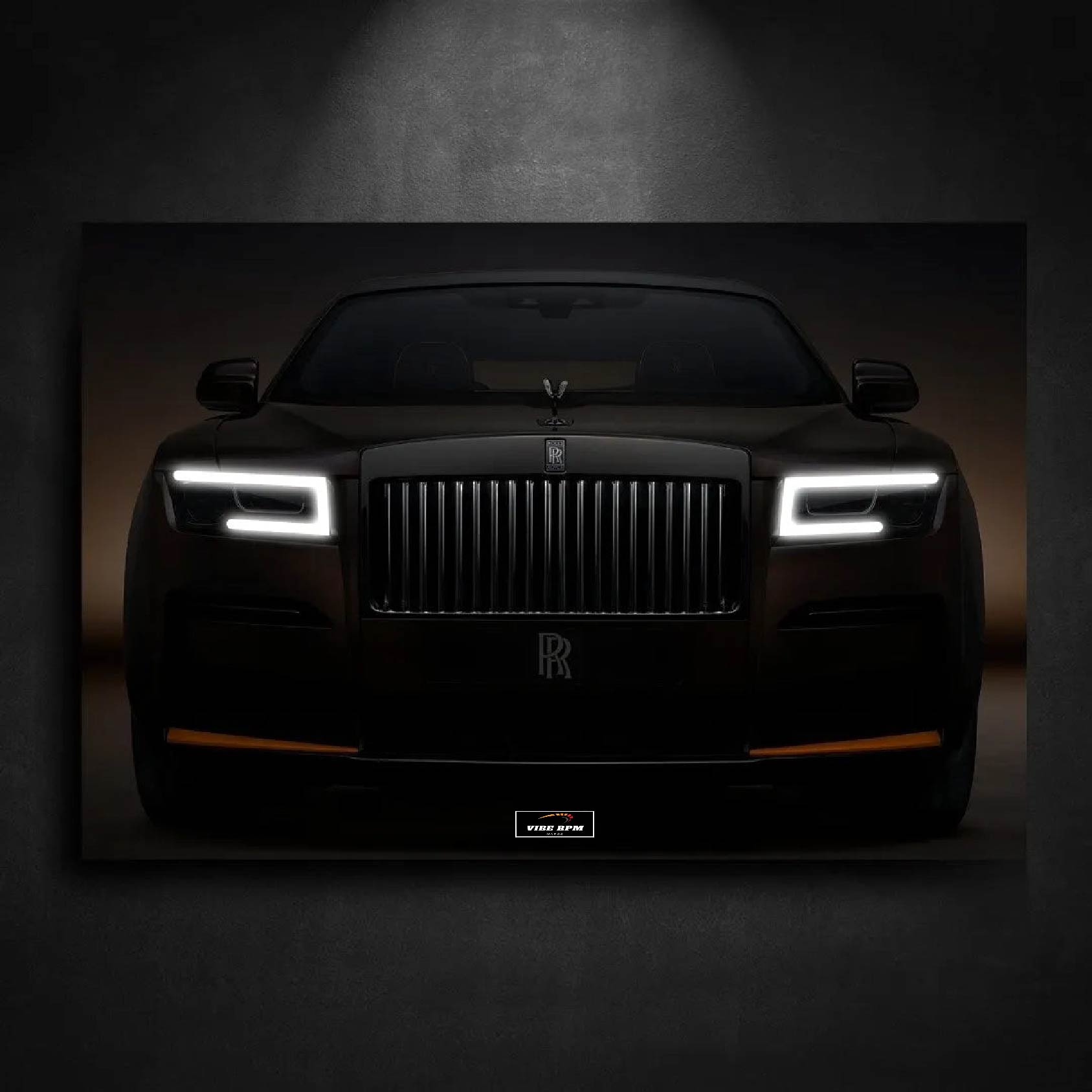 Tableau NEON Rolls-Royce Black Badge Ghost viberpm