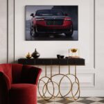 Tableau NÉON Rolls Royce La Rose Noire