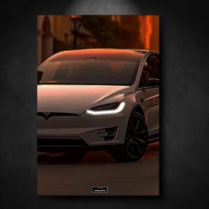 Tableau NEON Tesla Model X viberpm