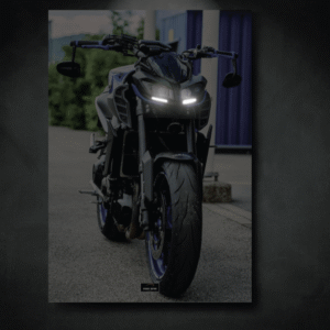 Tableau NEON YAMAHA MT09 Face 2