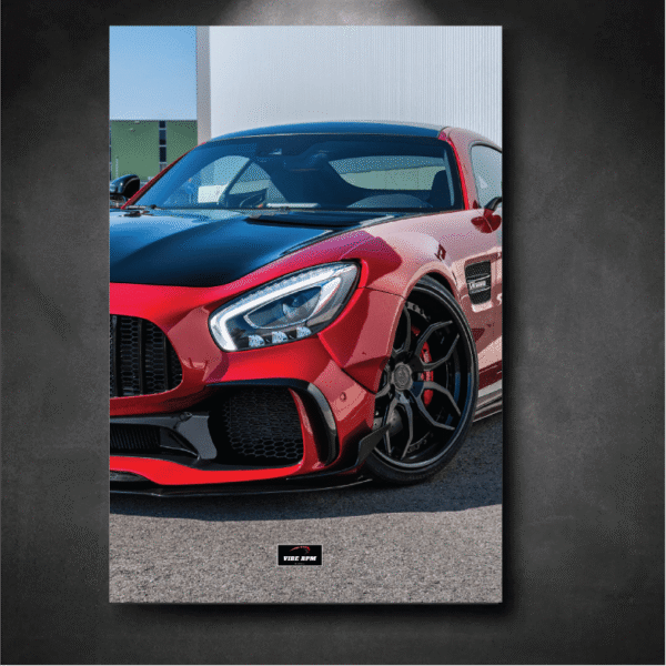 Tableau NÉON Mercedes AMG GT S