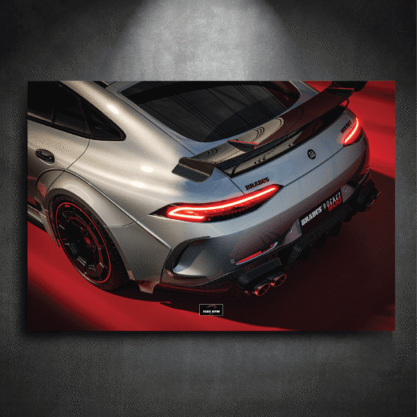 Tableau NÉON Mercedes Benz GT63s Brabus Rocket 900