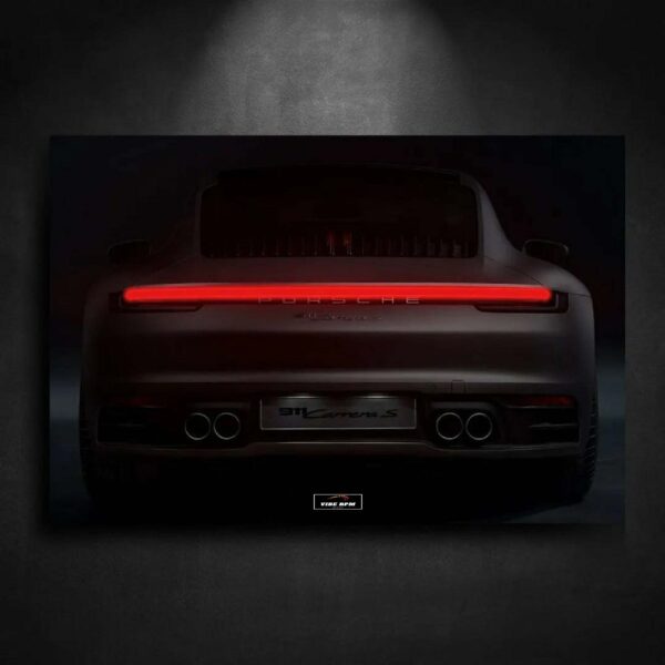 Tableau NÉON Porsche 911 Carrera 4S viberpm